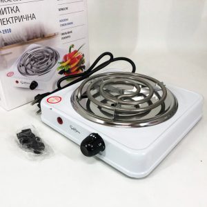 Плита електрична Suntera SP-1910, Міні електроплита, Потужна настільна електроплита White