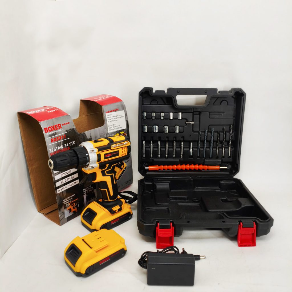 Портативний акумуляторний шуруповерт Boxer BX-3311 1750 об/хв