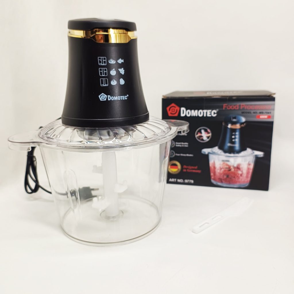 Подрібнювач електричний Domotec MS-7041, 600Вт, 3 л, Кухонний блендер з чашею