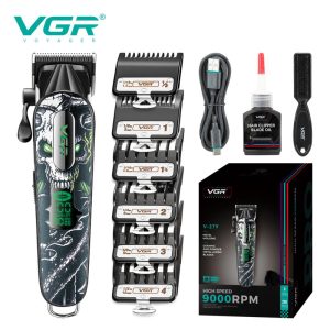 Акумуляторна машинка для стрижки VGR V-279 GREEN