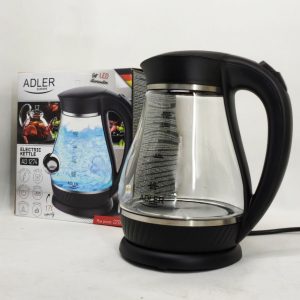 Чайник электрический Adler AD 1274 1,7л 2200Вт пластиковый с автоматическим отключением Black