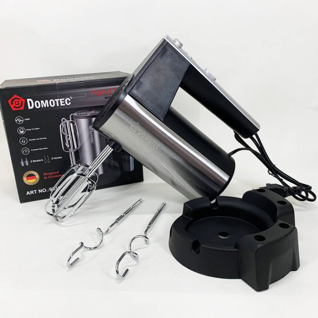 Міксер ручний DOMOTEC R6629A 240Вт 5 швидкостей із двома насадками