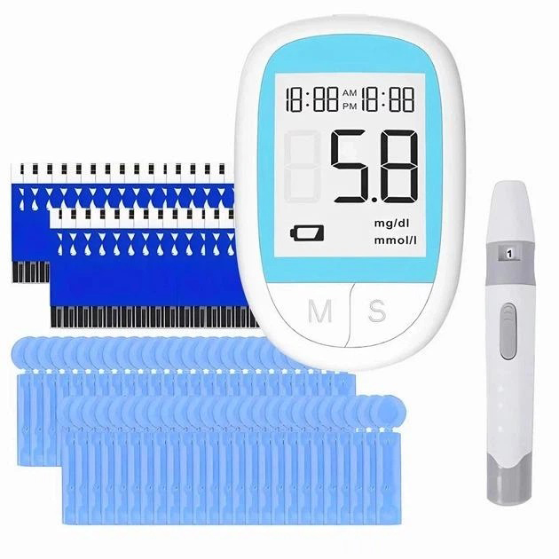 Глюкометр електронний Blood Glucose Meter BGM503 вимірювач рівня цукру в крові портативний