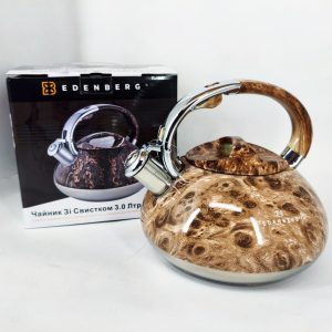 Чайник зі свистком Edenberg EB-1959 3л з капсульним дном Beige