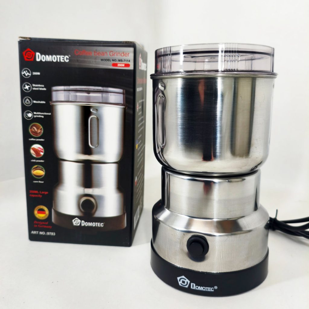 Електрична кавомолка Domotec MS 7114 200Вт ножова для кави та спецій