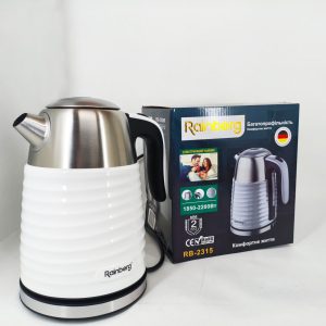 Чайник електричний Rainberg RB-2315 1.8л 2200Вт White