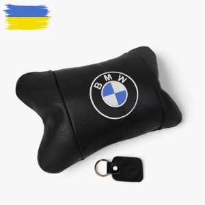 Ортопедична авто подушка BMW з натуральної шкіри – для комфорту в машині