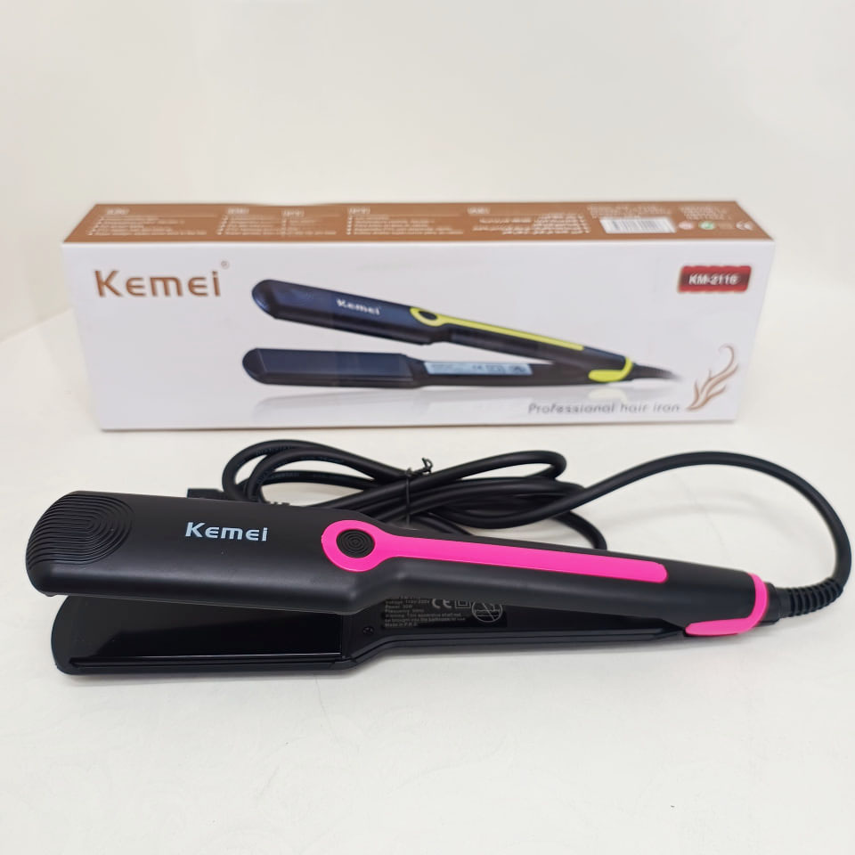 Щипці KEMEI для волосся гофре KM-2116 45Вт Pink