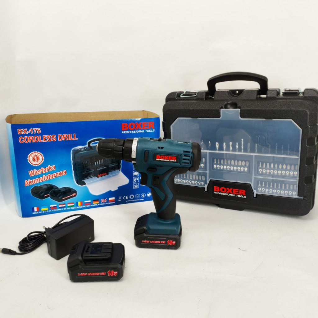 Портативний акумуляторний шуруповерт Boxer BX-175 18В