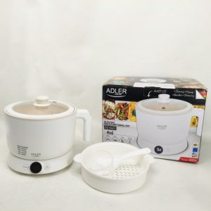 Електрична багатофункціональна кастрюля-пароварка Adler AD 6422 800Вт 1л 4 режими сенсорне керування