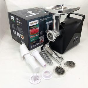 М'ясорубка Rainberg RB-679 3000Вт із соковижималкою, електром'ясорубка для дому, електром'ясорубка з реверсом