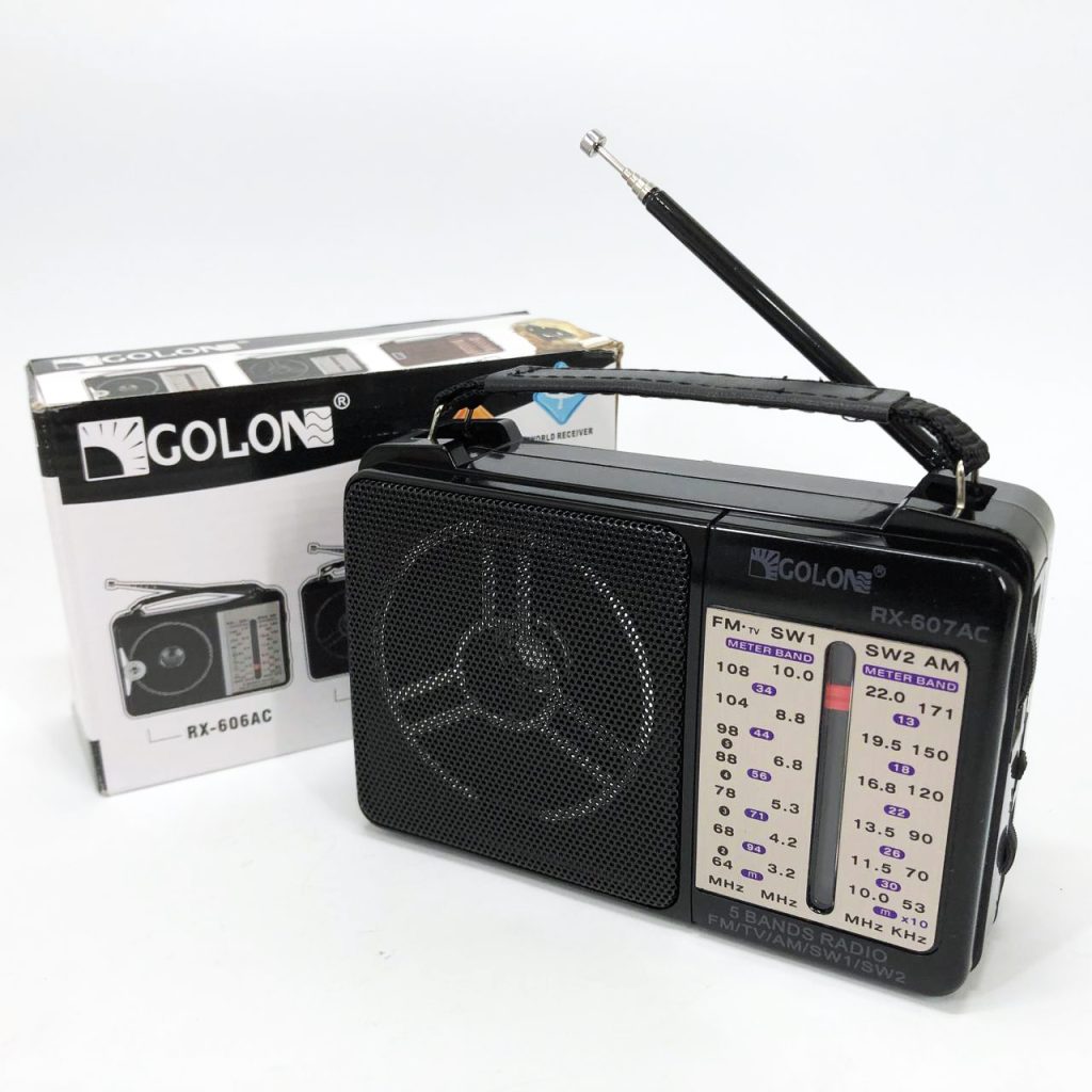 Портативний радіоприймач всехвильовий GOLON RX-607 AC, переносний приймач FM, FM-приймачі