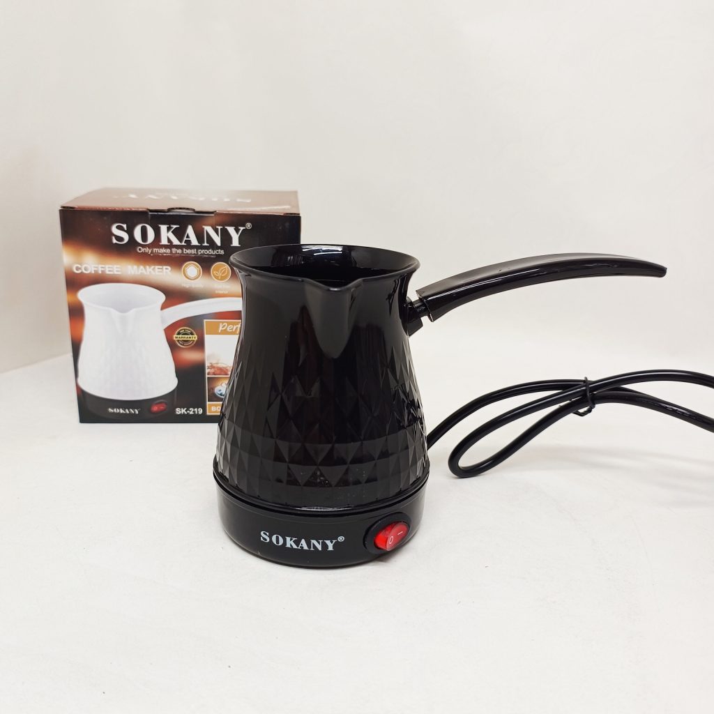 Електрична турка Sokany SK-219 500мл 500Вт для кави Black