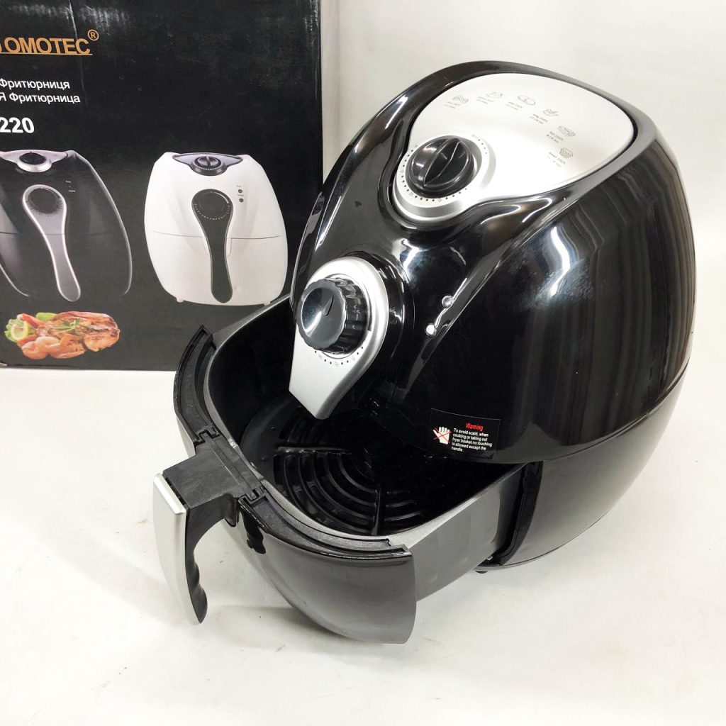 Аерофритниця Мультипіч Аерогриль Domotec MS-3220 1300Вт 4.5л Безмасляна з Таймером Black
