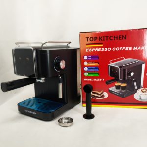 Кавоварка Top Kitchen TK00217 1500Вт 1.8л, капучинатор, кавоварка з підігрівом чашок 15 Бар
