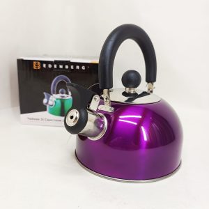 Чайник Edenberg EB-1346 із нержавіючої сталі зі свистком 2.5л Purple