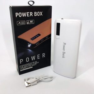 Портативний зарядний пристрій Павербанк 50000 mAh 3хUSB Power Bank Smart Tech White