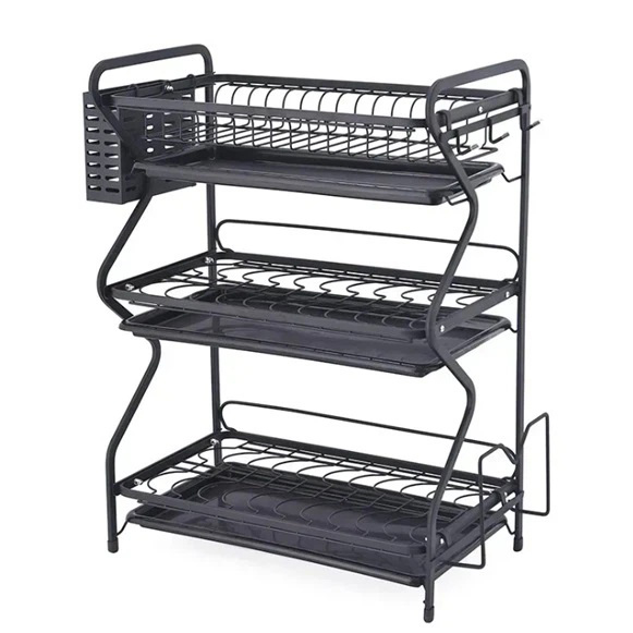 Сушарка для посуду Edenberg EB-17987 триярусна Black