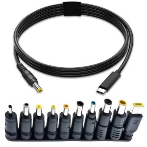 Кабель живлення для ноутбука з перехідниками 10в1 65W USB Type-C Адаптер для ноутбука від повербанка