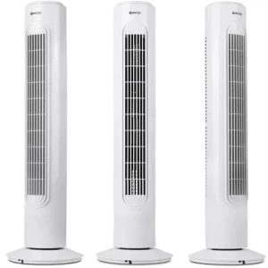 Підлоговий колонний вентилятор Domotec MS-1627 Компактний тихий побутовий вентилятор для дому офісу