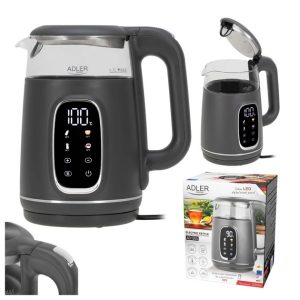 Чайник Adler AD 1305 із регулюванням температури 1.7Л 2200Вт Gray