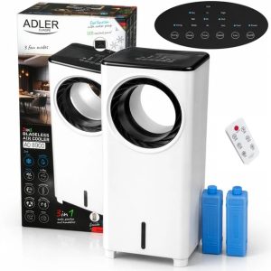 Кліматизатор охолоджувач Adler AD 8900 безлопатевий, 3 в 1, 80 Вт, 4 л, з пультом і LED-дисплеєм