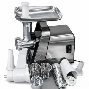 М'ясорубка електрична Rainberg RB-2271 3800Вт з насадкою для томатів та шатківницею