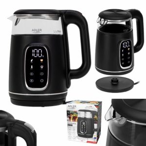 Електрочайник Adler AD 1305 2200Вт 1.7Л Black Silver