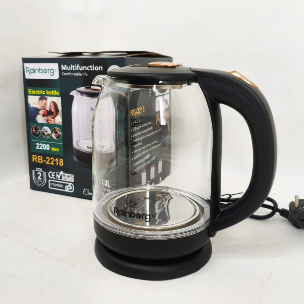 Електрочайник Rainberg RB-2218 3200Вт 2л Black